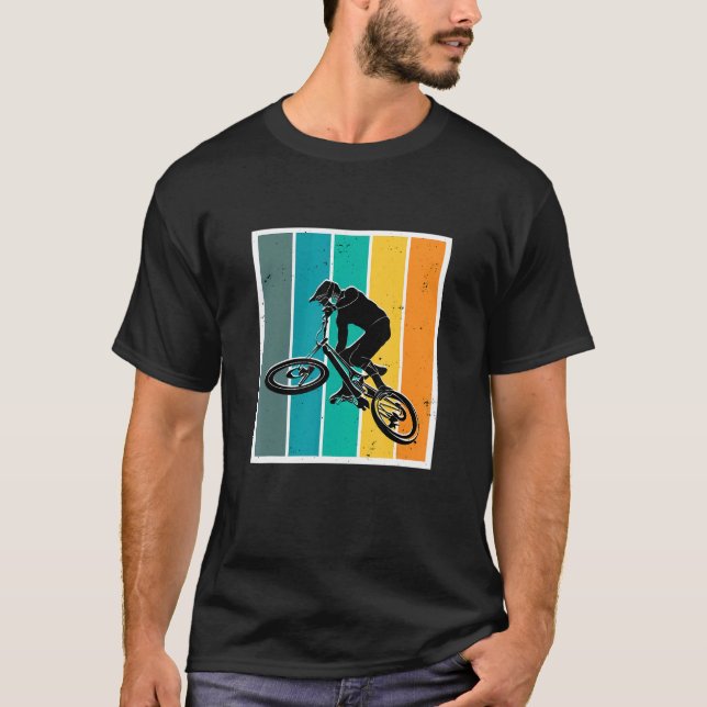 Camiseta Bicicleta Montanha Retro Bmx (Frente)