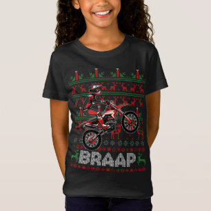 Camiseta Bicicleta Motocross Braap de Natal