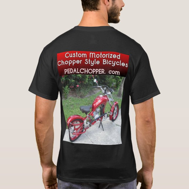 Camiseta Bicicleta Motorizada de Viúva Negra (Verso)