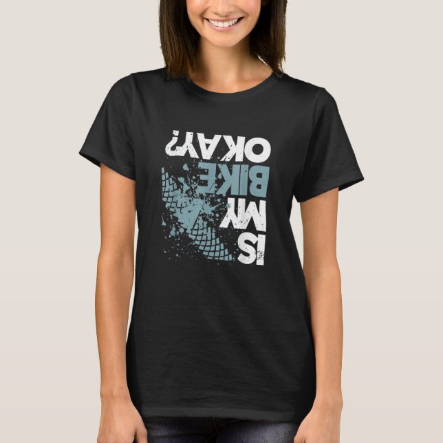 Camiseta Bicicleta MTB Curta Luvas MTB Descida Bik (Frente)