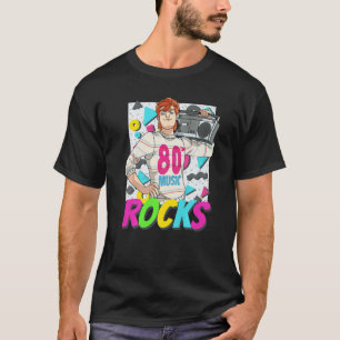 Camiseta Bicicleta Música Batida Nostalgia 1980 Throwback