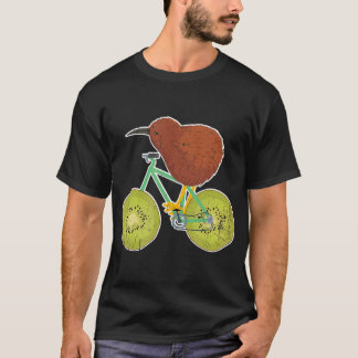 Camiseta Bicicleta Nova Zelândia para Frutas Kiwi
