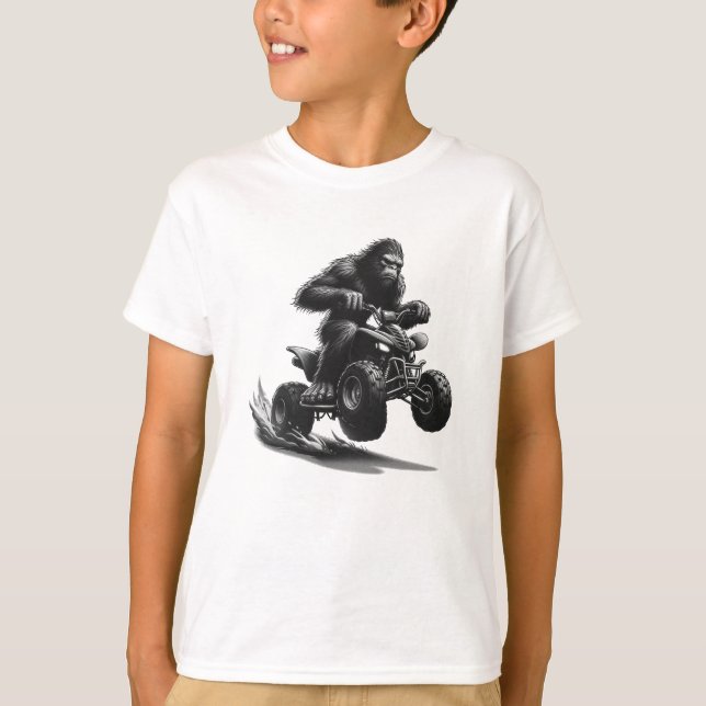 Camiseta Bicicleta Quad Riding Bigfoot (Frente)