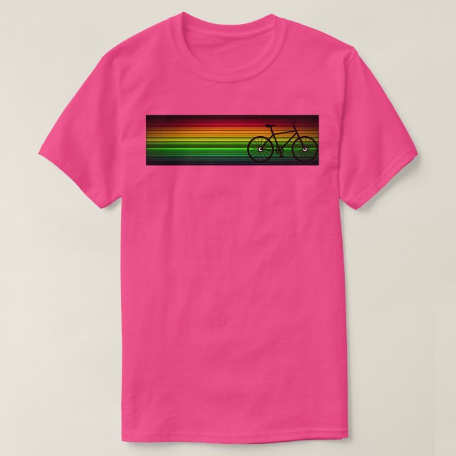 Camiseta bicicleta rasta (Frente do Design)