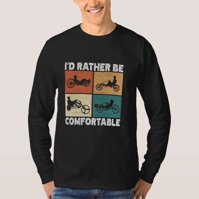 Camiseta Bicicleta Recumbent Trike (Frente)