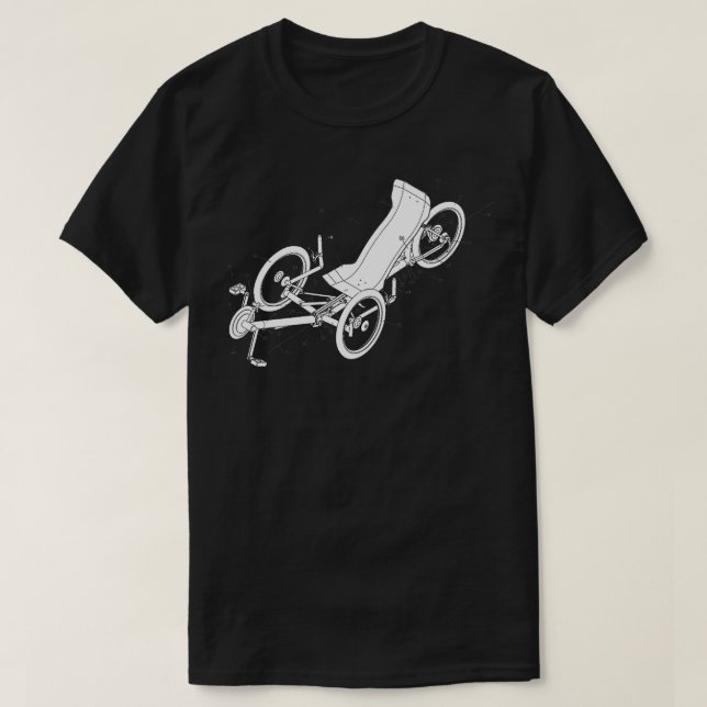 Camiseta Bicicleta Recumbente (2) (Frente do Design)