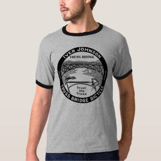 Camiseta Bicicleta retro da ponte de fardo de Iver Johnson