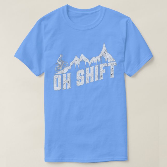 Camiseta Bicicleta Shift Mountain (Frente do Design)