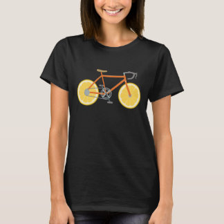 Camiseta BICICLETA SOBRE RODAS DE LIMÃO Design de Mulheres
