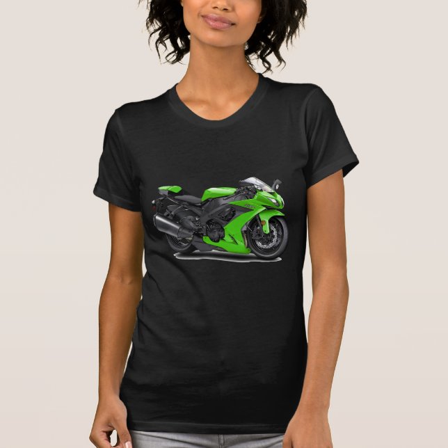 Camiseta Bicicleta verde de Ninja (Frente)