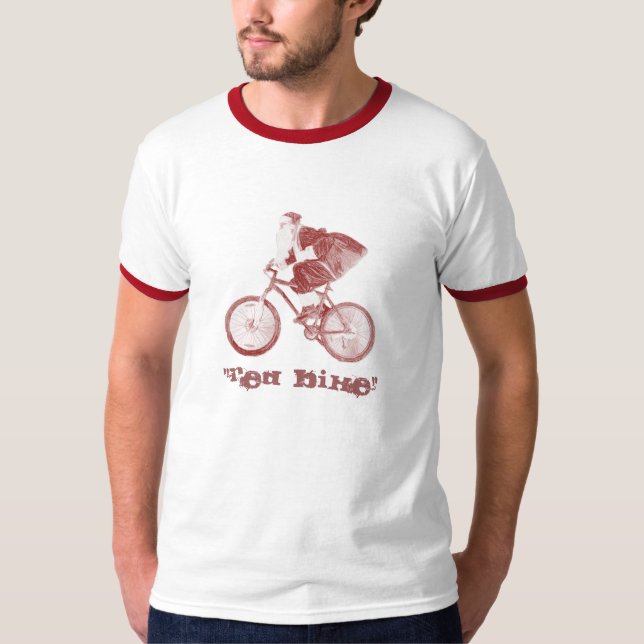 Camiseta "Bicicleta vermelha " (Frente)