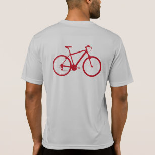 Camiseta bicicleta vermelha/ciclismo