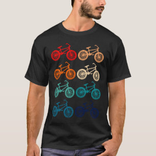 Camiseta Bicicleta Vintage BMX Ciclismo Bicicletas de Estra