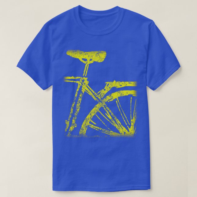 Camiseta Bicicletas Anéis Retroativos Ciclo de Vintagem (Frente do Design)