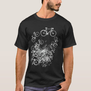 Camiseta Bicicletas brancas com cunho legal