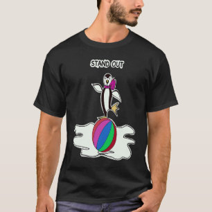Camiseta Bicicletas de Pinguim Dançando