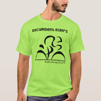 Camiseta Bicicletas Recumbent dos cavaleiros