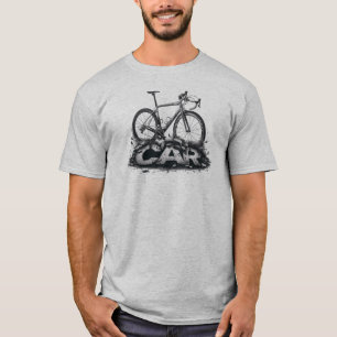 Camiseta Bicicletas Sobre Carros