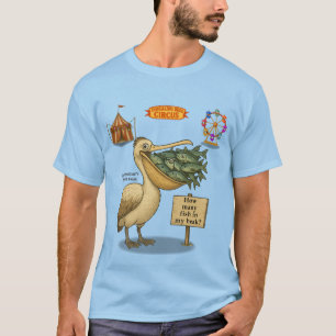 Camiseta Bico brilhante do pelicano Pierre