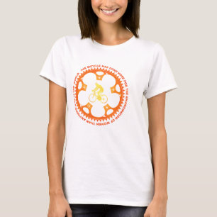 Camiseta Bicycle and Woman