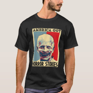 Camiseta Biden American Zombie Horror Story Halloween 2021