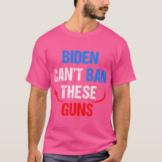 Camiseta Biden Cant Banir Estas Armas Engraçado Malhação Gy