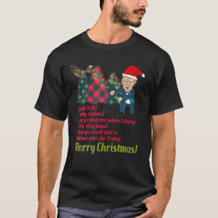 Camiseta Biden Colonoscopy Meme Bumbum de Natal Limpa Biden