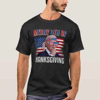 Camiseta Biden Dazed Feliz 4 De Ação De Graças 4 De Julho