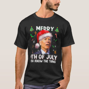 Camiseta Biden Dazed Feliz 4 De Vocês Conhecem A Coisa