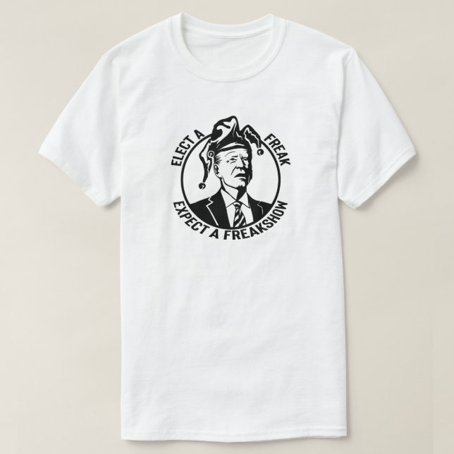 Camiseta Biden Freakshow | Anti Joe Biden (Frente do Design)