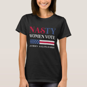 Camiseta Biden Harris 2020: Mulheres Desagradáveis Votam