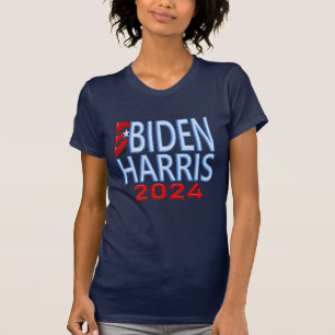 Camiseta Biden Harris 2024 Eleição Presidencial