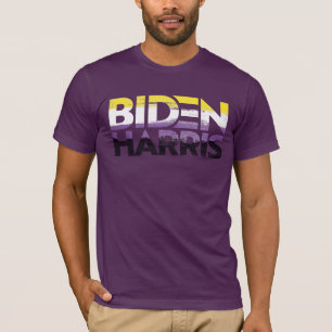 Camiseta Biden Harris Nonbinary Pride T-Shirt