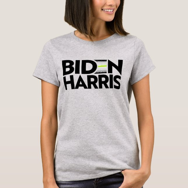 Camiseta Biden Harris Orgulho Agênero (Frente)