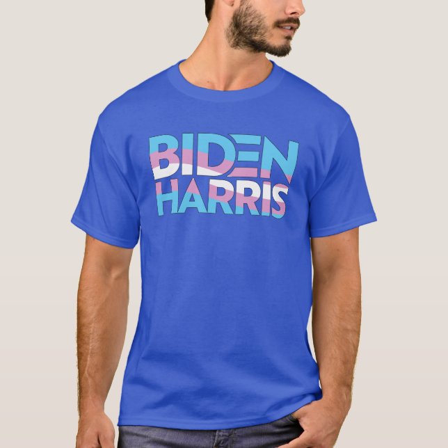 Camiseta Biden Harris Trans Pride (Frente)