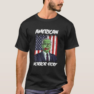 Camiseta Biden Horror American Zombie Story Halloween Engra