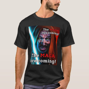Camiseta Biden Midnight Ride MAGA Está Chegando Figurino Ad