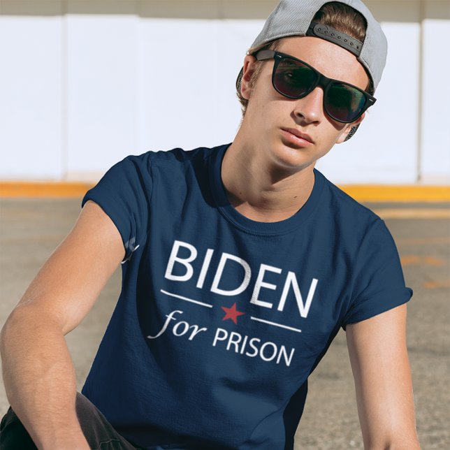 Camiseta Biden Para A Prisão | Anti Joe Biden | Slogan | Ca (Criador carregado)