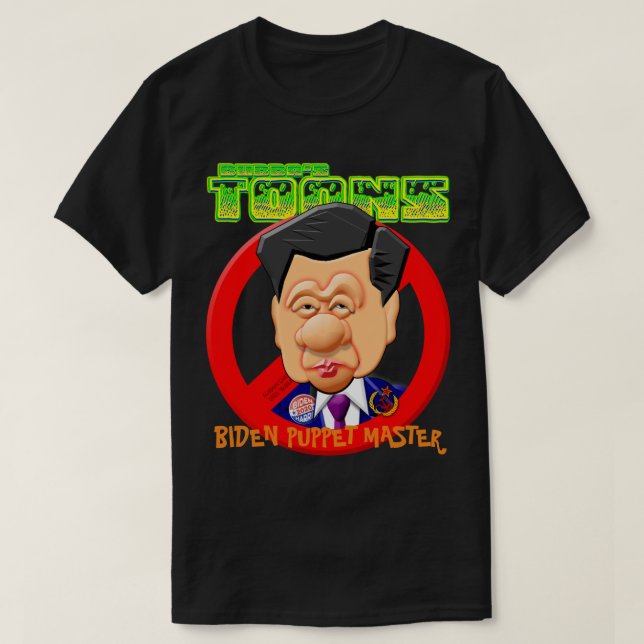 CAMISETA BIDEN PUPPET MESTRE - PRESIDENTE XI (Frente do Design)