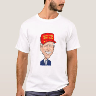 Camiseta Biden - Tornar a China Excelente Novamente