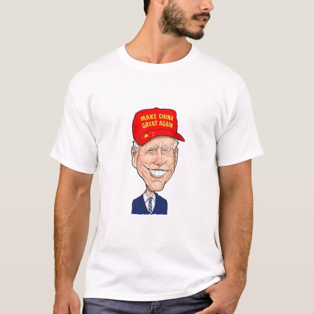 Camiseta Biden - Tornar a China Excelente Novamente (Frente)