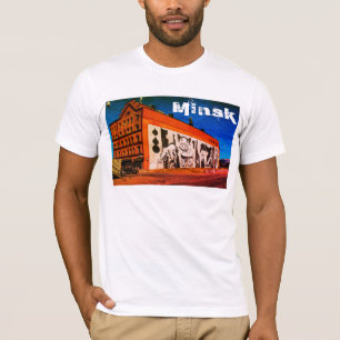 Camiseta Bielorrússia Б е л а р у с ь М Minsk  o 