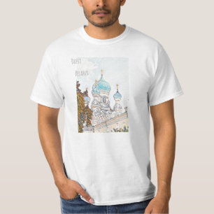 Camiseta Bielorrússia Б е л а р у с ь A Arquitetur