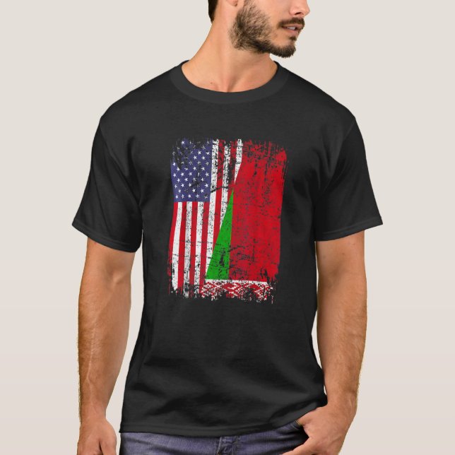 CAMISETA BIELORRÚSSIA ROTA MEIA BANDEIRA BIELORRÚSSIA (Frente)