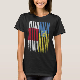 Camiseta Bielorrússia Ucrânia Bielorrusso Ucraniano Bandeir