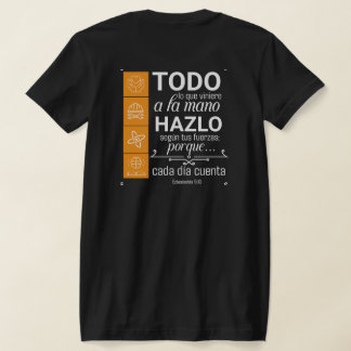 Camiseta bienaventurados, comoda de manga corta