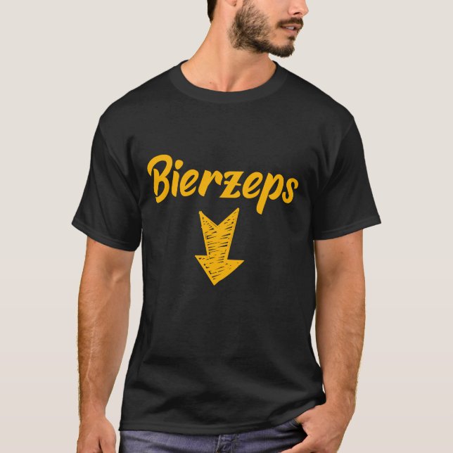 Camiseta Bierzeps ist der Bier Muskel (Frente)