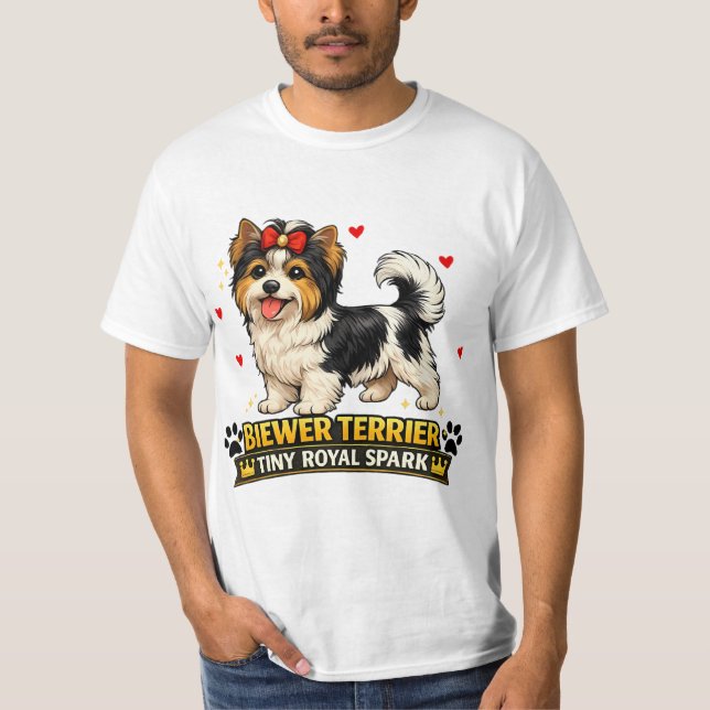 Camiseta Biewer Terrier Amante de Cães | Biewer Ca (Frente)
