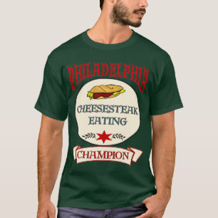 Camiseta Bife do queijo de Philly que come o campeão