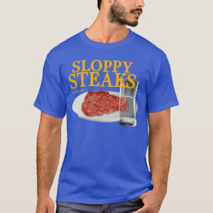 Camiseta Bifes Desleixados Vintage Ihink You Should Leave a